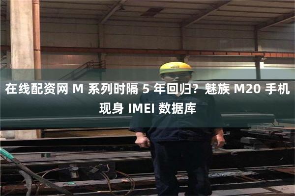 在线配资网 M 系列时隔 5 年回归？魅族 M20 手机现身 IMEI 数据库