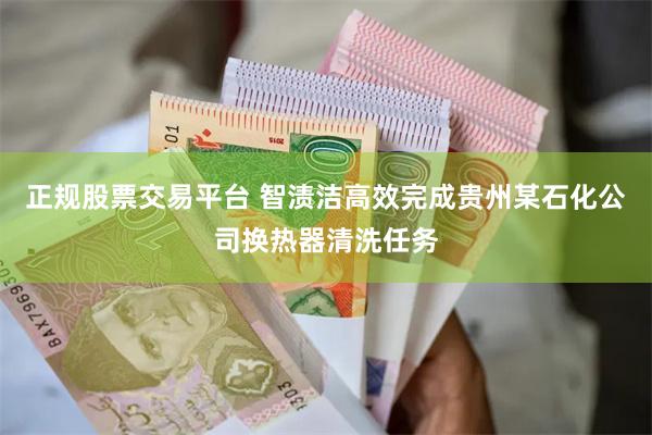 正规股票交易平台 智渍洁高效完成贵州某石化公司换热器清洗任务