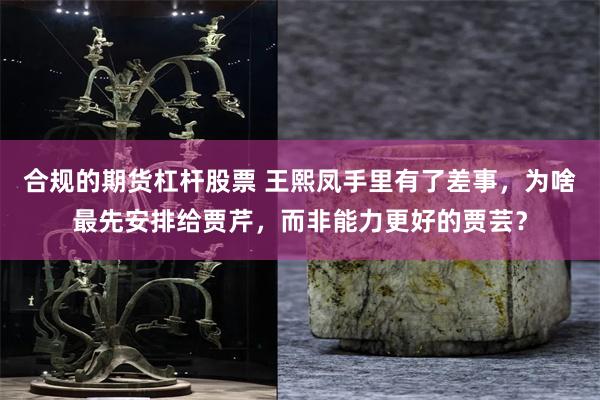 合规的期货杠杆股票 王熙凤手里有了差事，为啥最先安排给贾芹，而非能力更好的贾芸？