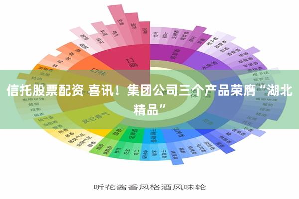 信托股票配资 喜讯！集团公司三个产品荣膺“湖北精品”