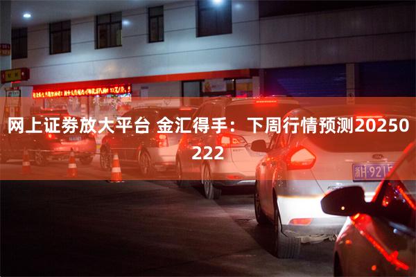 网上证劵放大平台 金汇得手：下周行情预测20250222