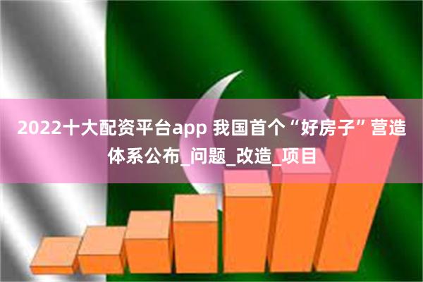 2022十大配资平台app 我国首个“好房子”营造体系公布_问题_改造_项目